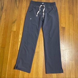 FIGS technical collection sz small basic scrub pants like new dark harbor grey